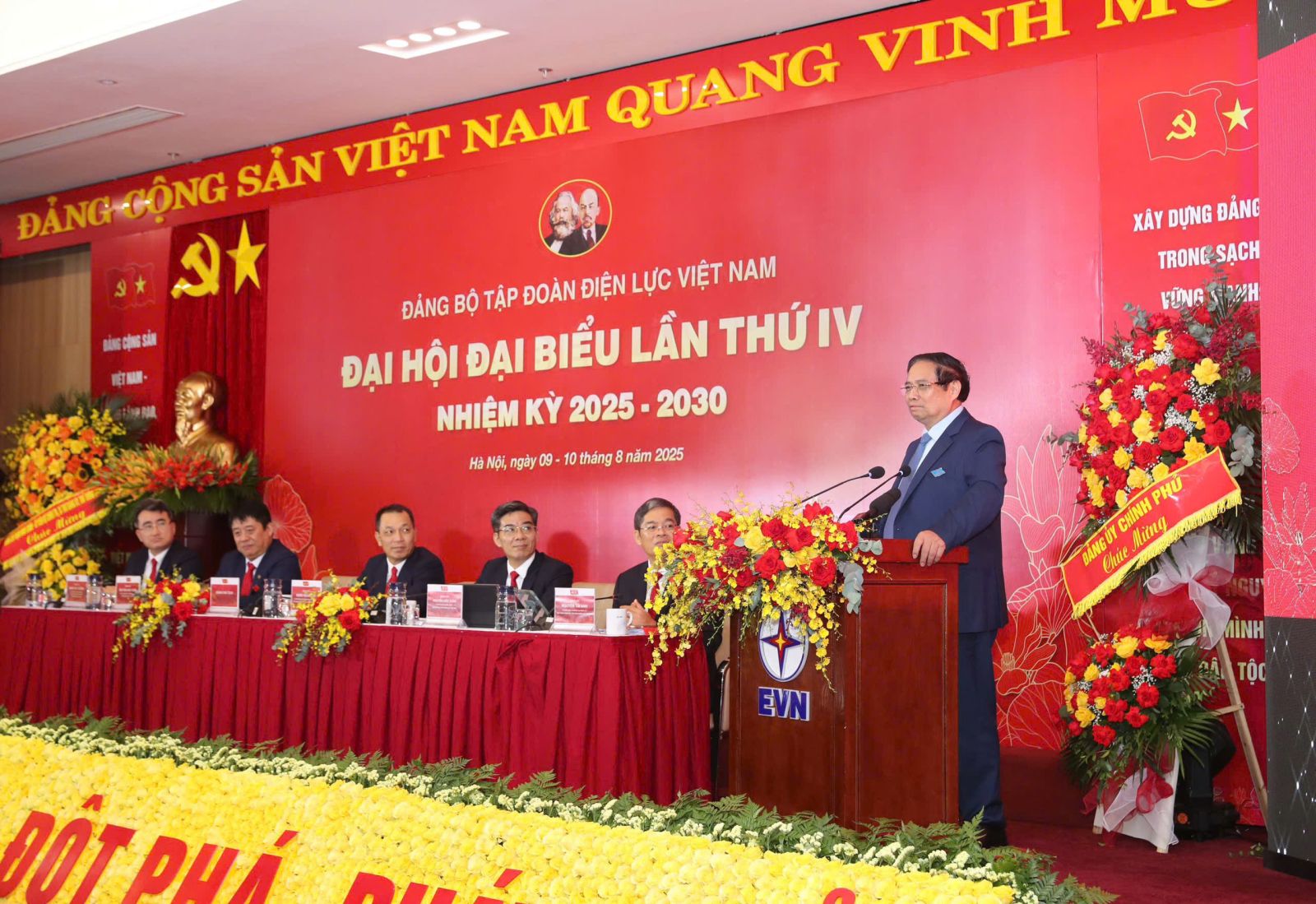 EVN - ĐẠI HỘI ĐẠI BIỂU ĐẢNG BỘ TẬP ĐOÀN ĐIỆN LỰC VIỆT NAM LẦN THỨ IV (NHIỆM KỲ 2025 – 2030)